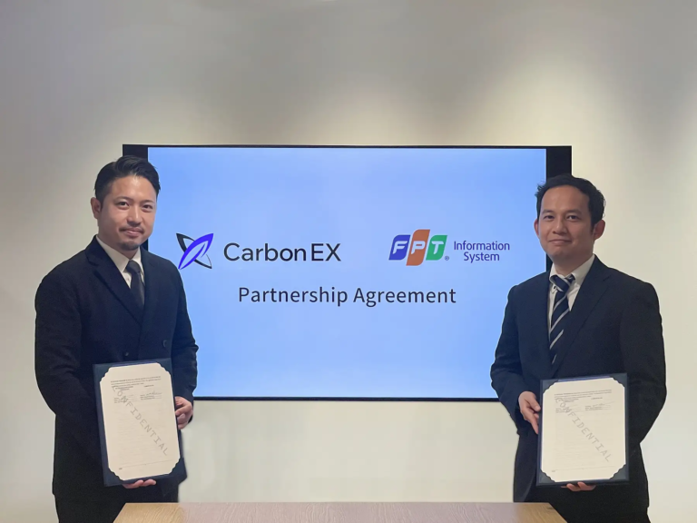 Carbon EXとベトナム最大手のIT企業のFPT が、Carbon EXを通じたカーボンクレジットの供給・販売に向けたパートナーシップに関する覚書を締結