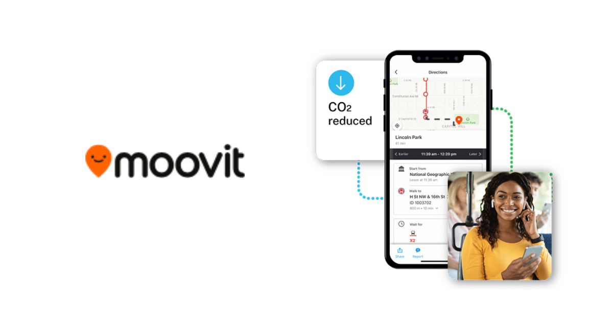 「「日常通勤をカーボンクレジット化」Moovitが米国で新プロジェクト始動」のアイキャッチ画像