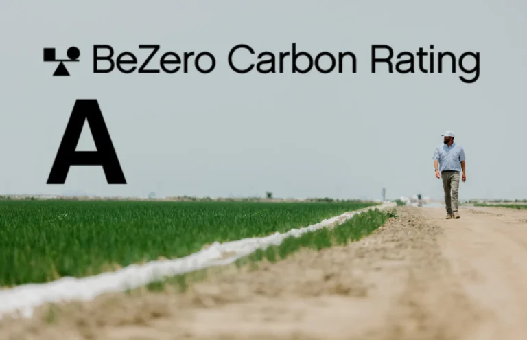 米AgriCaptureの水田メタン削減プロジェクト　BeZeroで最高評価『A』を獲得