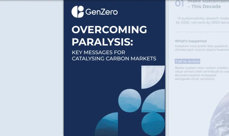 カーボンクレジットマーケット「麻痺状態」を打破せよ　GenZeroが6つの戦略提言、資本・規制・信頼性が鍵に