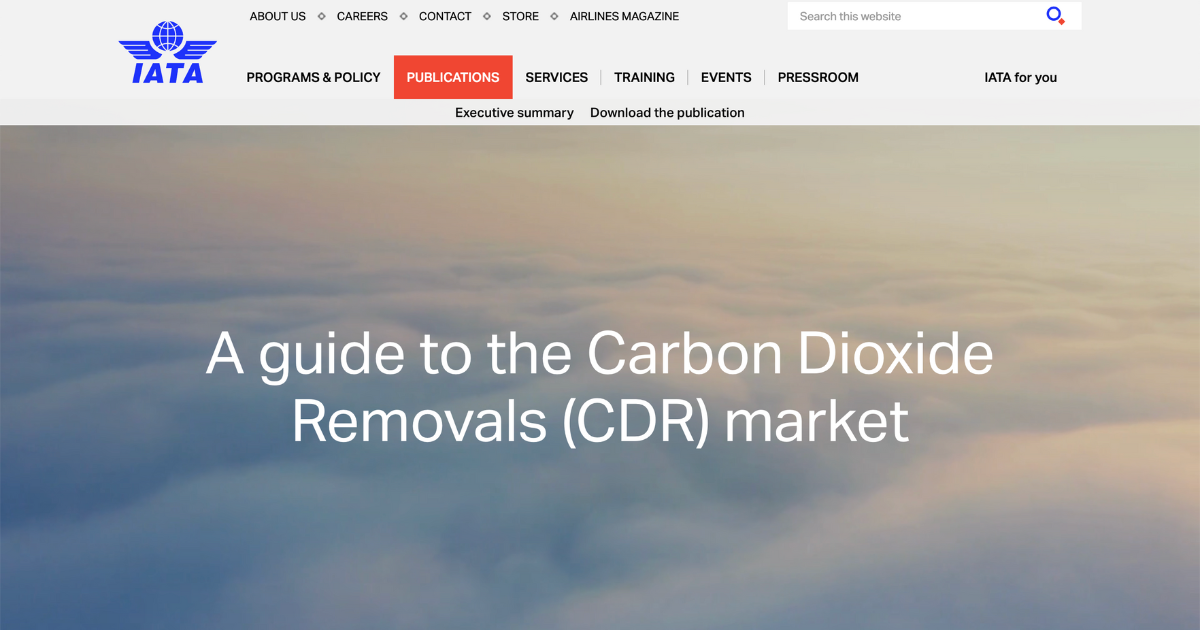 「航空業界、炭素除去(CDR)に活路　「2050年ネットゼロ」へCDR市場」のアイキャッチ画像