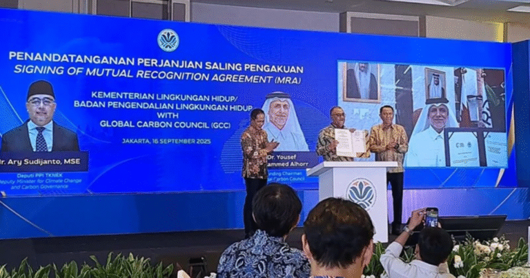 インドネシア環境省とGCCが協定　高品質カーボンクレジット市場を目指し国際連携強化へ