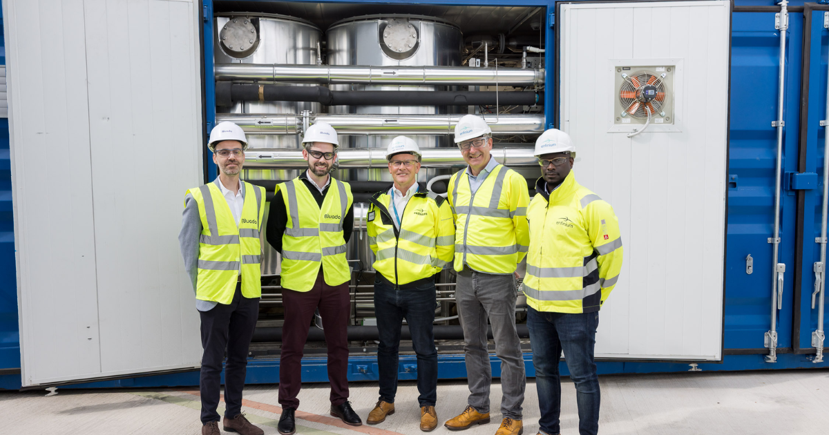 「英エネルギー回収施設で新技術実証　Nuada、CO2回収施設の試験運用を開始」のアイキャッチ画像