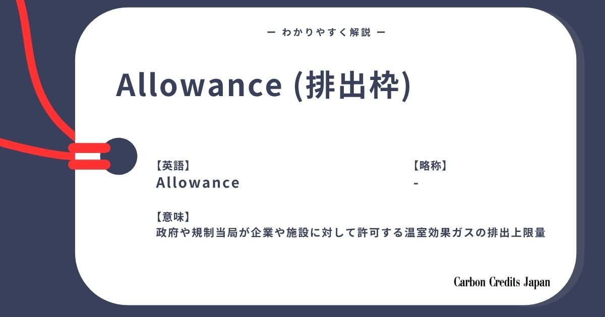 「排出枠とは?わかりやすく解説|What Is an Emission Allowance?」のアイキャッチ画像
