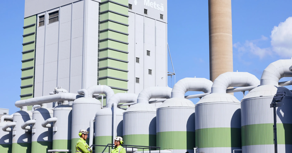 「Metsaが炭素回収(CCS)実証を開始　製紙工場副産物「CO2」の活用可能性を調査」のアイキャッチ画像