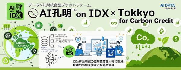 AIデータ社、カーボンクレジット管理を統合する新プラットフォーム提供開始