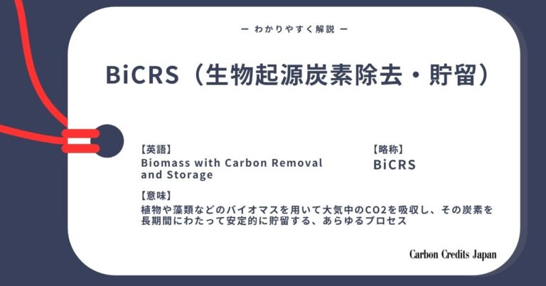 BiCRS（生物起源炭素除去・貯留）とは？わかりやすく解説｜What Is Biogenic Carbon Removal and Storage (...