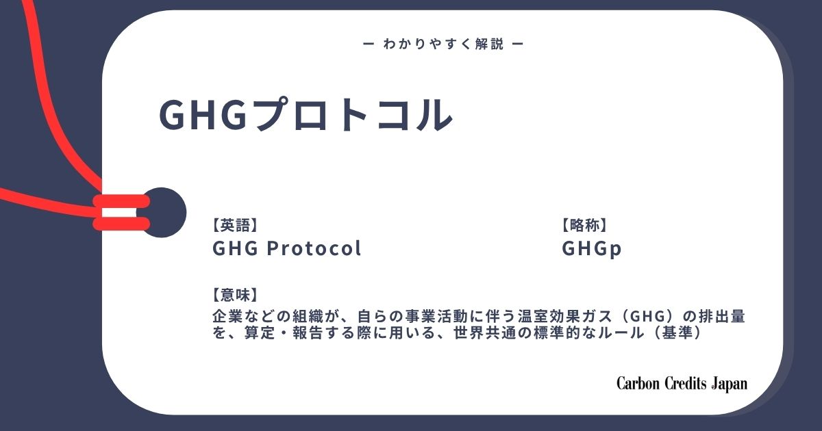 「GHGプロトコルとは？わかりやすく解説｜What Is the GHG Protocol?」のアイキャッチ画像