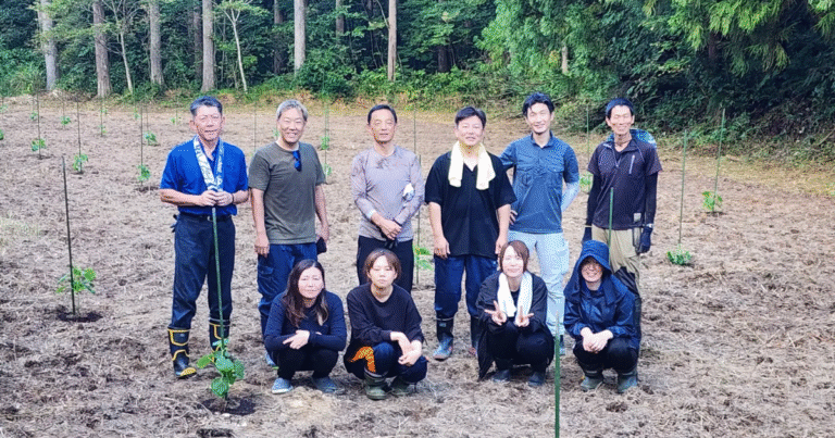 石川県加賀市で早成桐の植樹を実施　カーボンクレジット創出で地域の循環型脱炭素モデル