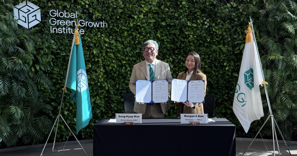 「Gold StandardとGGGIが協定締結 「高信頼のカーボンクレジット市場」構築へ国際協力を強化」のアイキャッチ画像