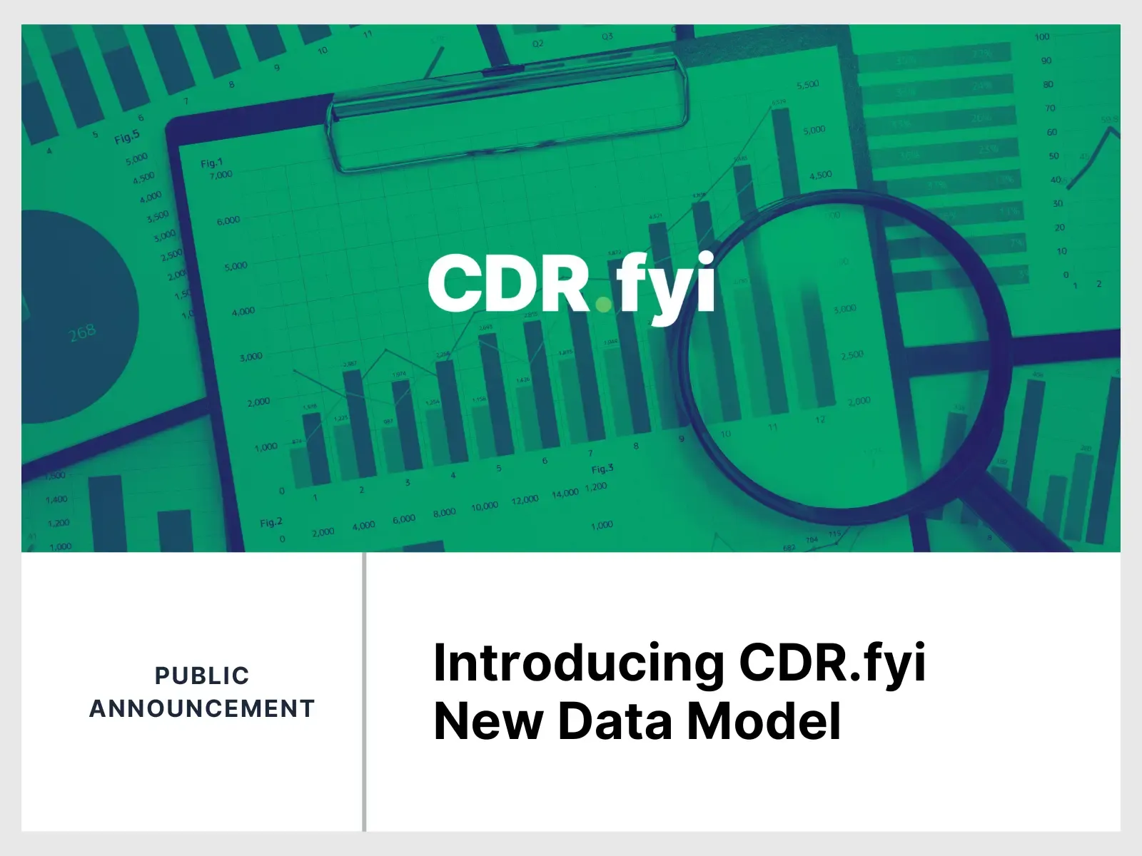 「CDR.fyi、新たなデータモデルで契約〜償却までをトレース可能に　CDRマーケットの透明化を推進する」のアイキャッチ画像