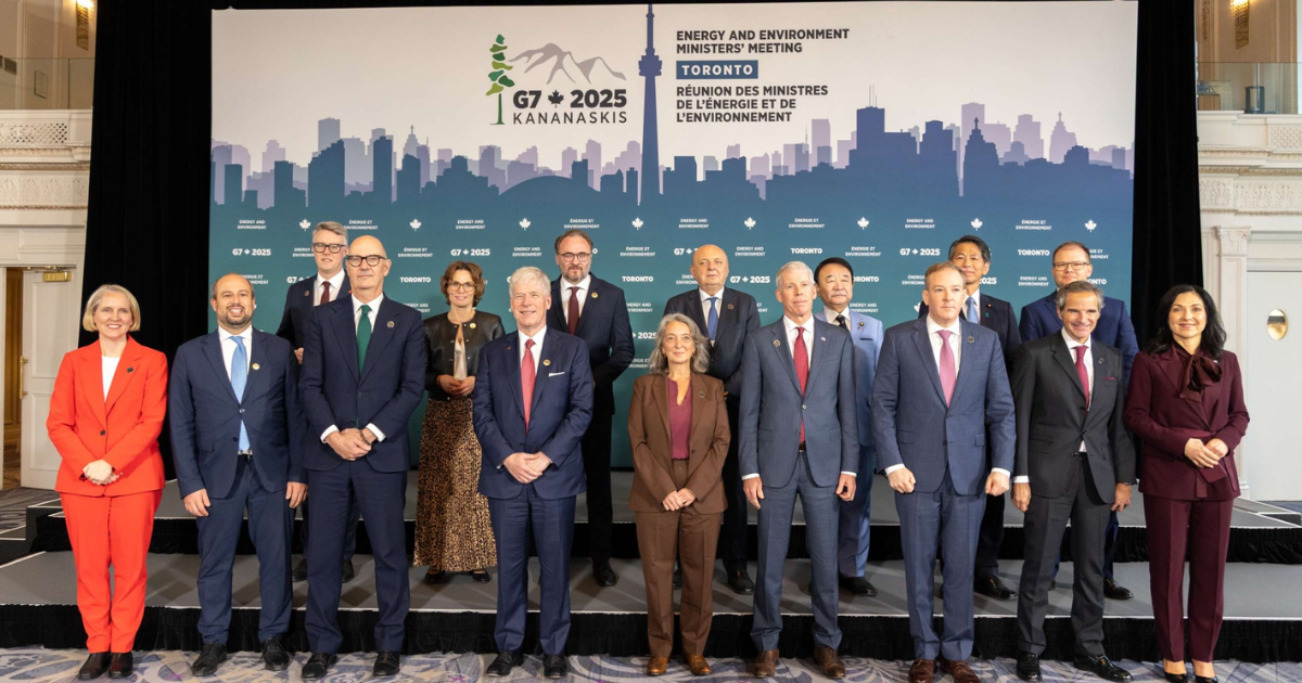 「G7、エネルギー安全保障強化へ行動計画を採択　CO2除去市場をカナダが牽引　核融合・重要鉱物などでも協調深化へ」のアイキャッチ画像