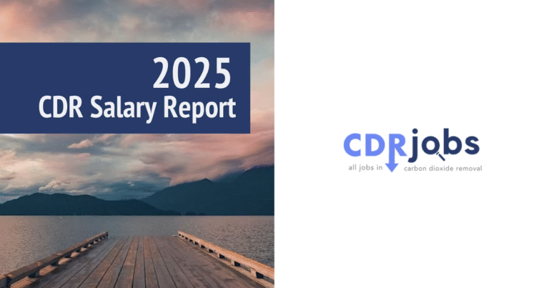 CO2除去、CDR業界の給与中央値が12％下落し1,500万円水準へ　「実装フェーズ」本格化で現場回帰が加速
