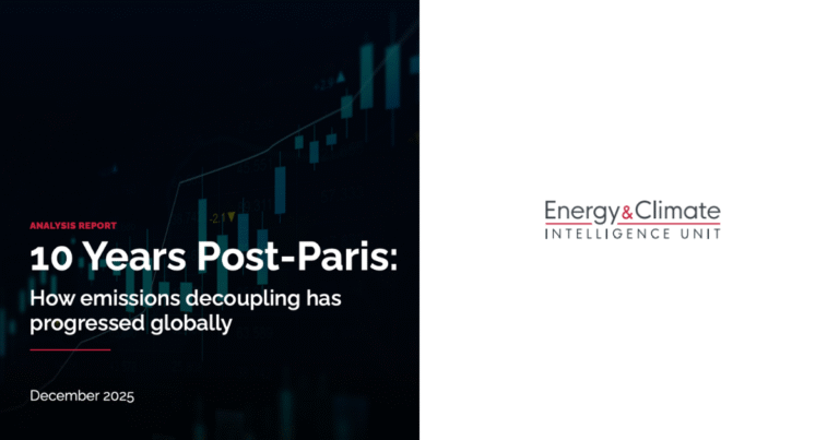 世界経済の9割超が「成長と脱炭素」を両立　パリ協定から10年で構造転換が加速