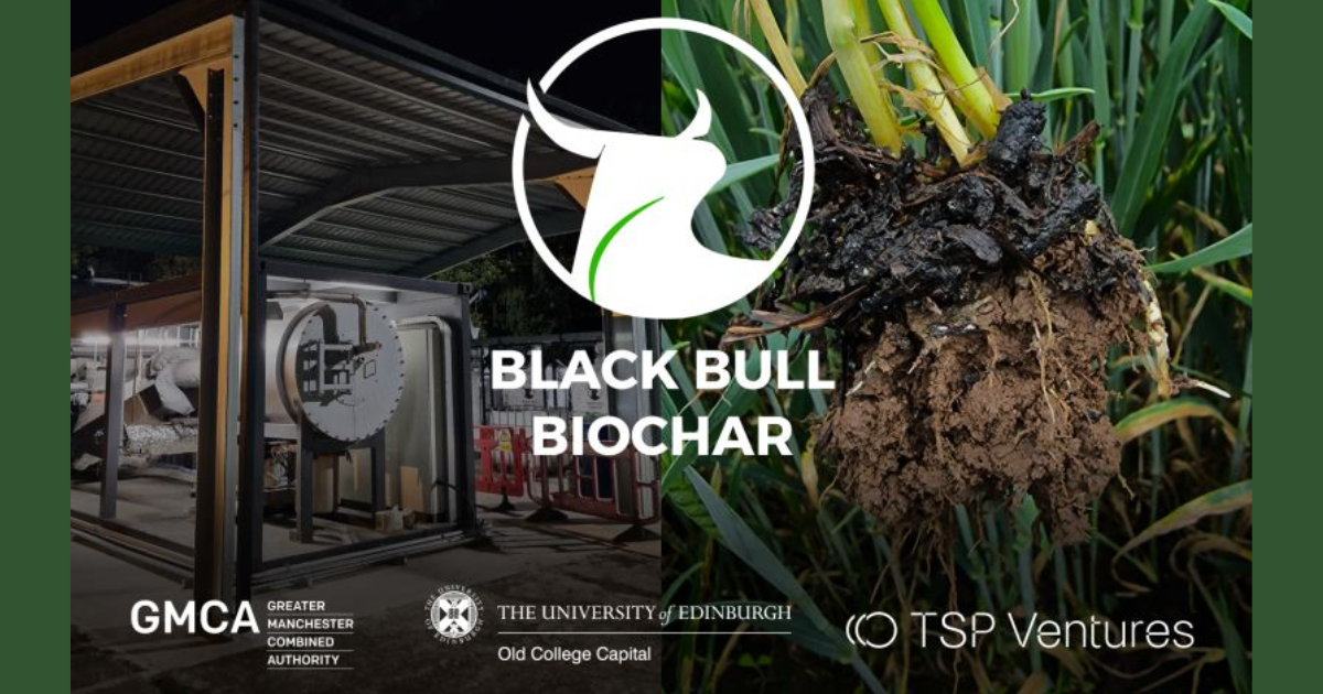 「英バイオ炭スタートアップBlack Bull Biocharが種子段階でデット・エクイティ併用　7億円の資金調達で北欧へ拡大」のアイキャッチ画像