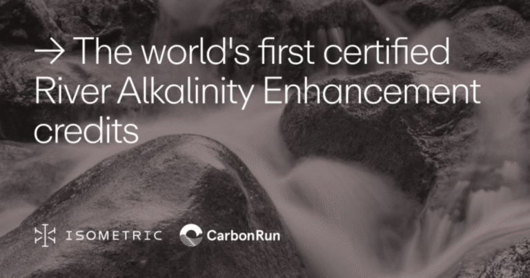 世界初「河川アルカリ度向上」のカーボンクレジット発行　CarbonRunがノルウェーで実現