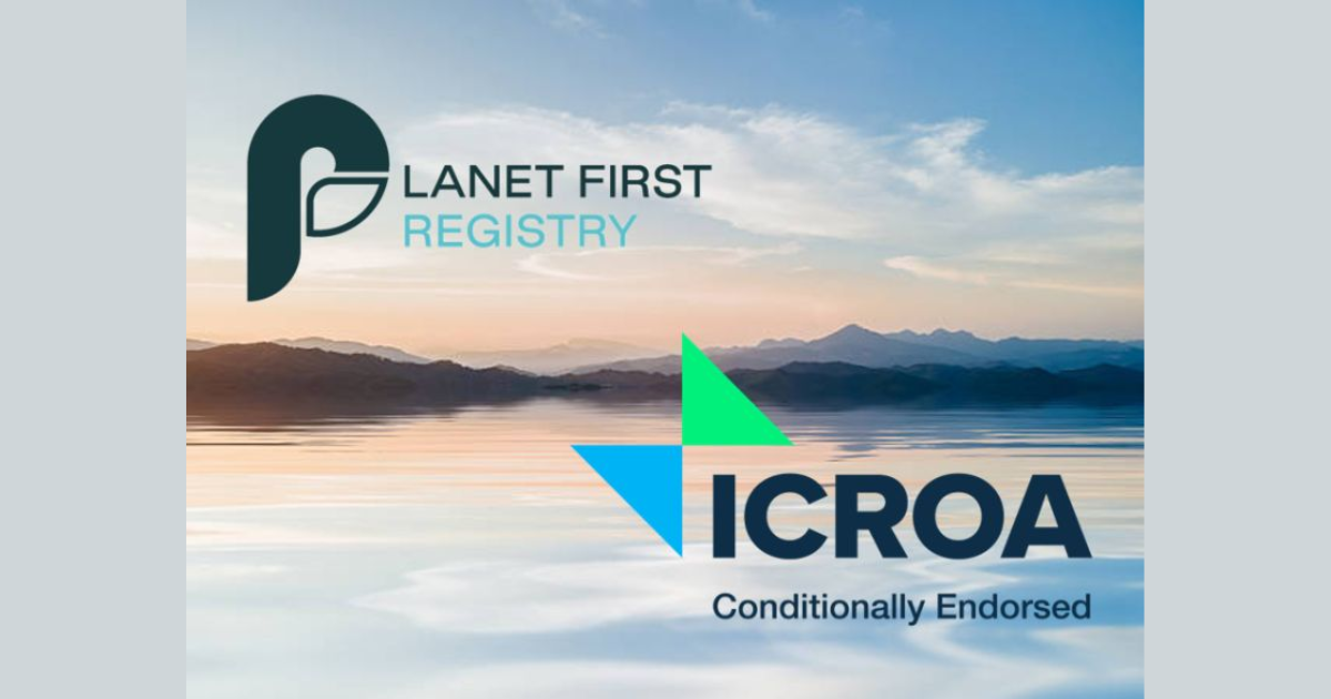 「英国のカーボンクレジット基準が「条件的認定」取得　新興認証基準のPlanet FirstがICROA最良執行規範に適合」のアイキャッチ画像