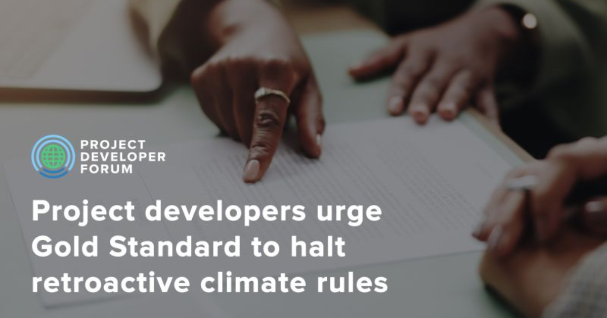「パリ協定準拠ルールの「遡及適用」に警告　カーボンクレジット創出者団体がGold Standardへ異議」のアイキャッチ画像