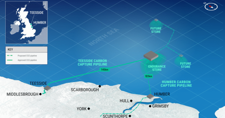 英国初の商用CCS建設へ着手　海底借地契約で「炭素貯留」を加速
