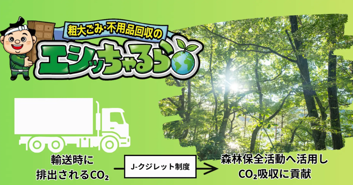 「廃棄物回収の排出をJ-クレジットで相殺　エー・シー・ピー商事が「環境配慮型サービス」開始」のアイキャッチ画像