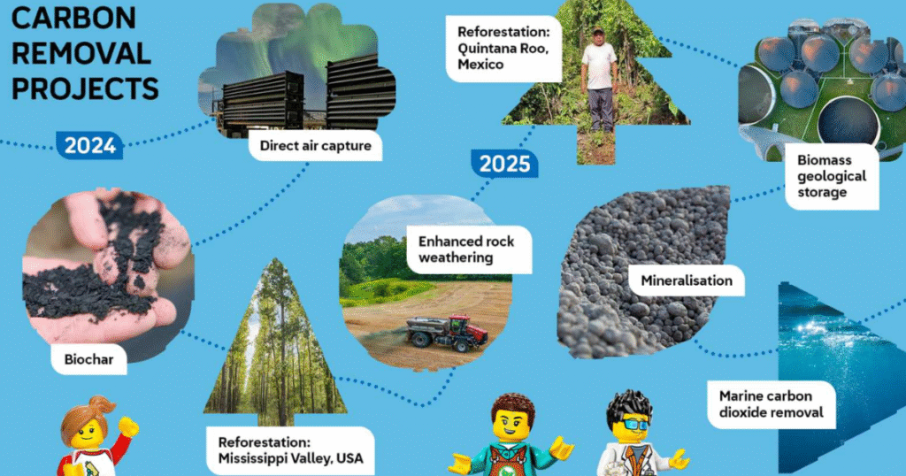 レゴ、CO2除去への投資を12億円超へ拡大　海洋・地下貯留など最先端4事業を支援