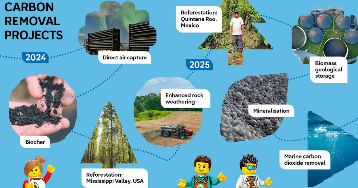 「レゴ、CO2除去への投資を12億円超へ拡大　海洋・地下貯留など最先端4事業を支援」のアイキャッチ画像