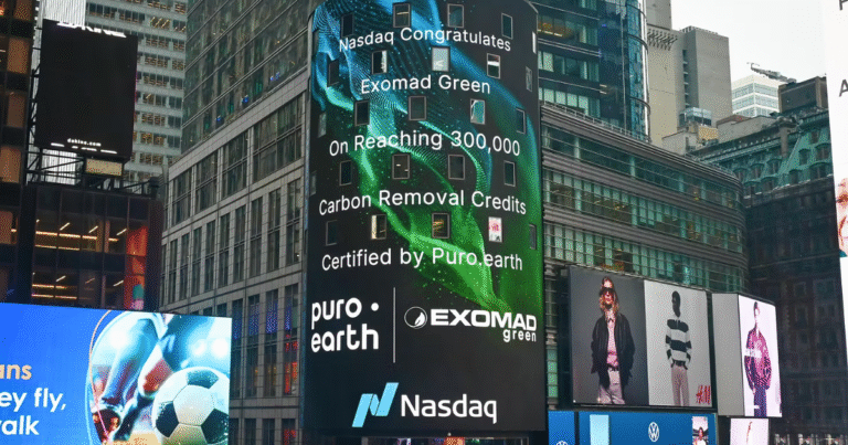 バイオ炭CDRのリーダー、Exomad Greenが累計30万トン超のカーボンクレジット納入を達成　Puro.earth認証、2...
