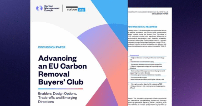 EU、CDRバイヤーズクラブ設計論を公表　CRCF施行直後に需要側補完機構の制度設計へ
