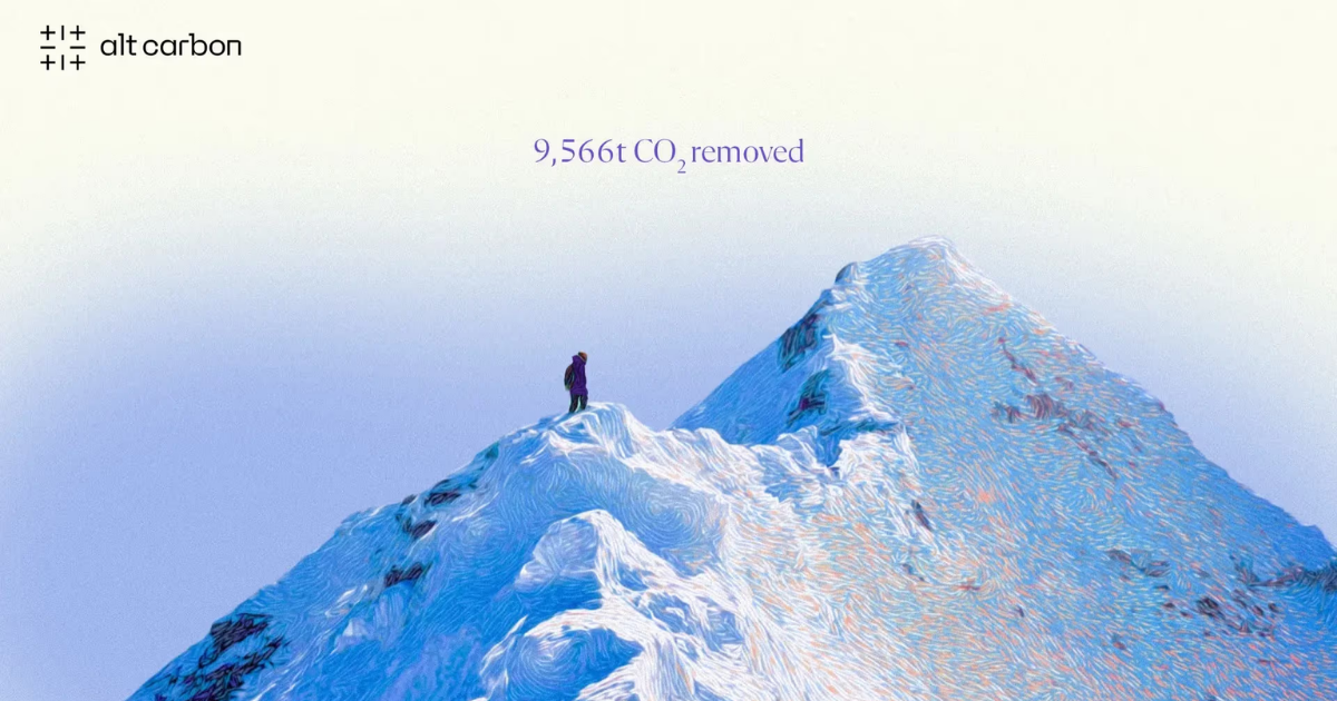 「Alt CarbonがERW発行量で世界最大に、9,566トンのCDRクレジットをデリバリー」のアイキャッチ画像