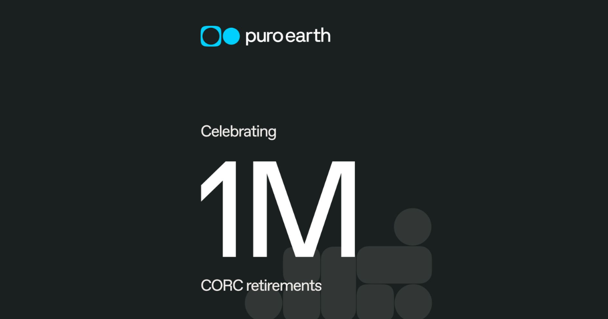 Puro.earthのレジストリ、リタイア済みCORCが100万件に到達